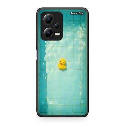 Θήκη Xiaomi Poco X5 5G Dual Yellow Duck από τη Smartfits με σχέδιο στο πίσω μέρος και μαύρο περίβλημα | Xiaomi Poco X5 5G Dual Yellow Duck Case with Colorful Back and Black Bezels