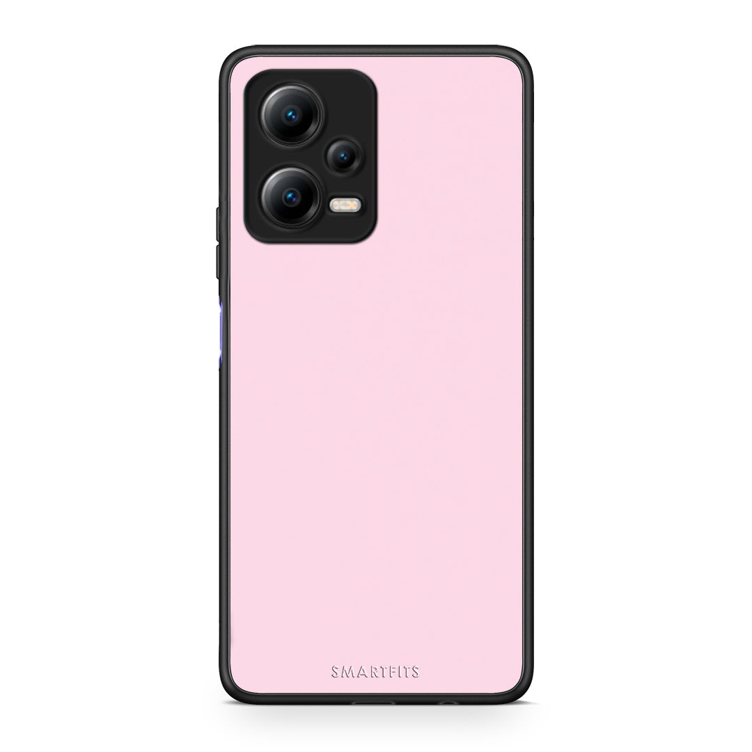 Θήκη Xiaomi Redmi Note 12 5G Pale Pink από τη Smartfits με σχέδιο στο πίσω μέρος και μαύρο περίβλημα | Xiaomi Redmi Note 12 5G Pale Pink case with colorful back and black bezels