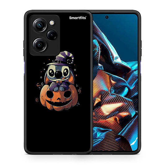 Θήκη Xiaomi Poco X5 Pro 5G Dual Halloween Stitch από τη Smartfits με σχέδιο στο πίσω μέρος και μαύρο περίβλημα | Xiaomi Poco X5 Pro 5G Dual Halloween Stitch Case with Colorful Back and Black Bezels