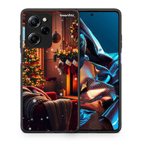 Thumbnail for Θήκη Xiaomi Poco X5 Pro 5G Dual Home For Christmas από τη Smartfits με σχέδιο στο πίσω μέρος και μαύρο περίβλημα | Xiaomi Poco X5 Pro 5G Dual Home For Christmas Case with Colorful Back and Black Bezels