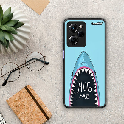 Θήκη Xiaomi Poco X5 Pro 5G Dual Hug Me από τη Smartfits με σχέδιο στο πίσω μέρος και μαύρο περίβλημα | Xiaomi Poco X5 Pro 5G Dual Hug Me Case with Colorful Back and Black Bezels