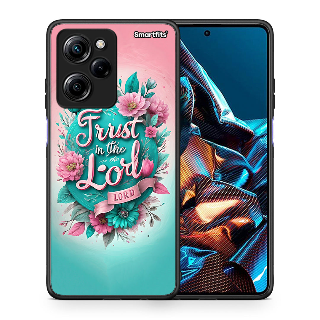 Θήκη Xiaomi Poco X5 Pro 5G Dual Lord Trust από τη Smartfits με σχέδιο στο πίσω μέρος και μαύρο περίβλημα | Xiaomi Poco X5 Pro 5G Dual Lord Trust Case with Colorful Back and Black Bezels