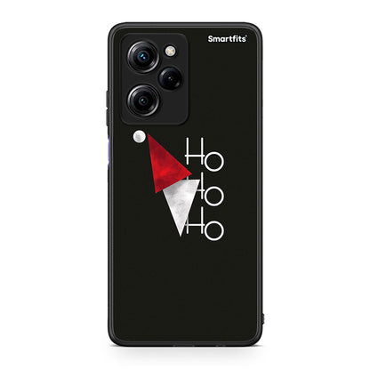 Θήκη Xiaomi Poco X5 Pro 5G Dual Minimal Christmas από τη Smartfits με σχέδιο στο πίσω μέρος και μαύρο περίβλημα | Xiaomi Poco X5 Pro 5G Dual Minimal Christmas Case with Colorful Back and Black Bezels