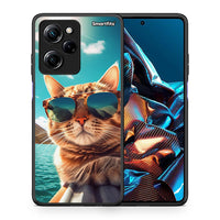 Thumbnail for Θήκη Xiaomi Poco X5 Pro 5G Dual Summer Cat από τη Smartfits με σχέδιο στο πίσω μέρος και μαύρο περίβλημα | Xiaomi Poco X5 Pro 5G Dual Summer Cat Case with Colorful Back and Black Bezels