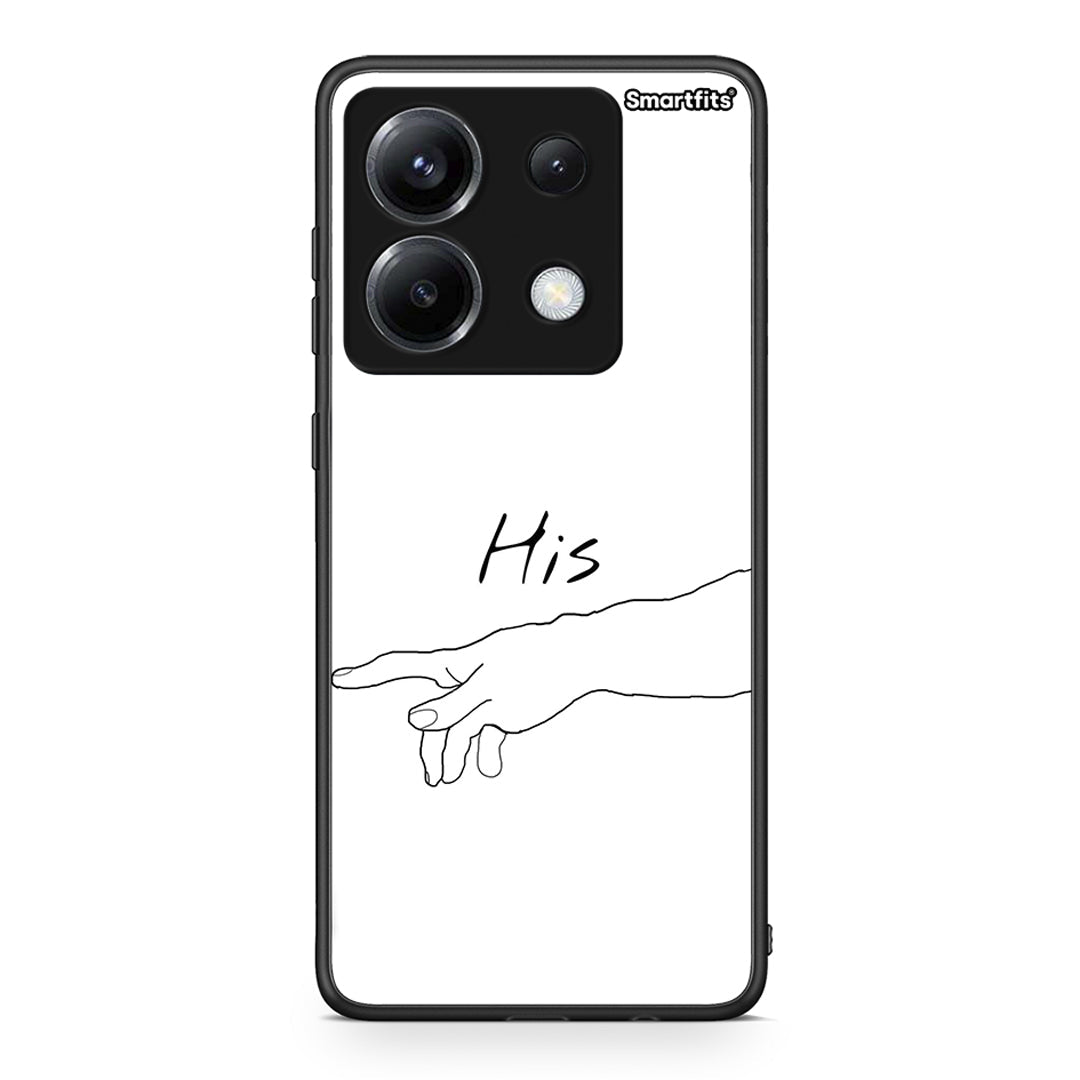 Xiaomi Poco X6 Aeshetic Love 2 Θήκη Αγίου Βαλεντίνου από τη Smartfits με σχέδιο στο πίσω μέρος και μαύρο περίβλημα | Smartphone case with colorful back and black bezels by Smartfits