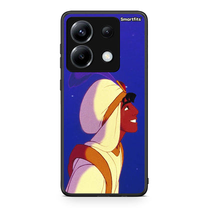 Xiaomi Poco X6 Alladin And Jasmine Love 1 θήκη από τη Smartfits με σχέδιο στο πίσω μέρος και μαύρο περίβλημα | Smartphone case with colorful back and black bezels by Smartfits