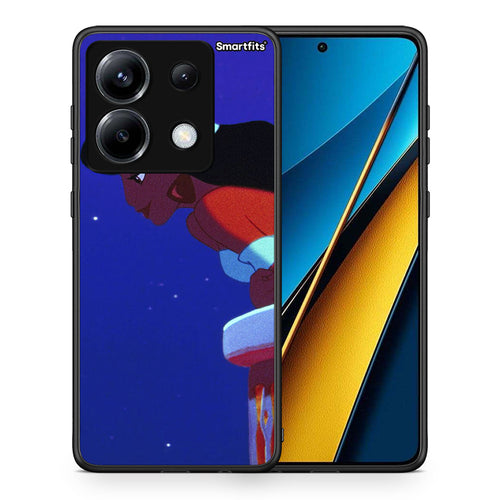 Θήκη Xiaomi Poco X6 Alladin And Jasmine Love 2 από τη Smartfits με σχέδιο στο πίσω μέρος και μαύρο περίβλημα | Xiaomi Poco X6 Alladin And Jasmine Love 2 case with colorful back and black bezels
