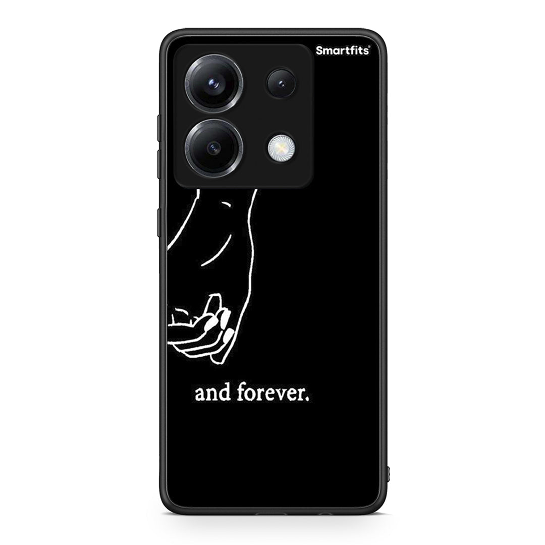 Xiaomi Poco X6 Always & Forever 2 Θήκη Αγίου Βαλεντίνου από τη Smartfits με σχέδιο στο πίσω μέρος και μαύρο περίβλημα | Smartphone case with colorful back and black bezels by Smartfits