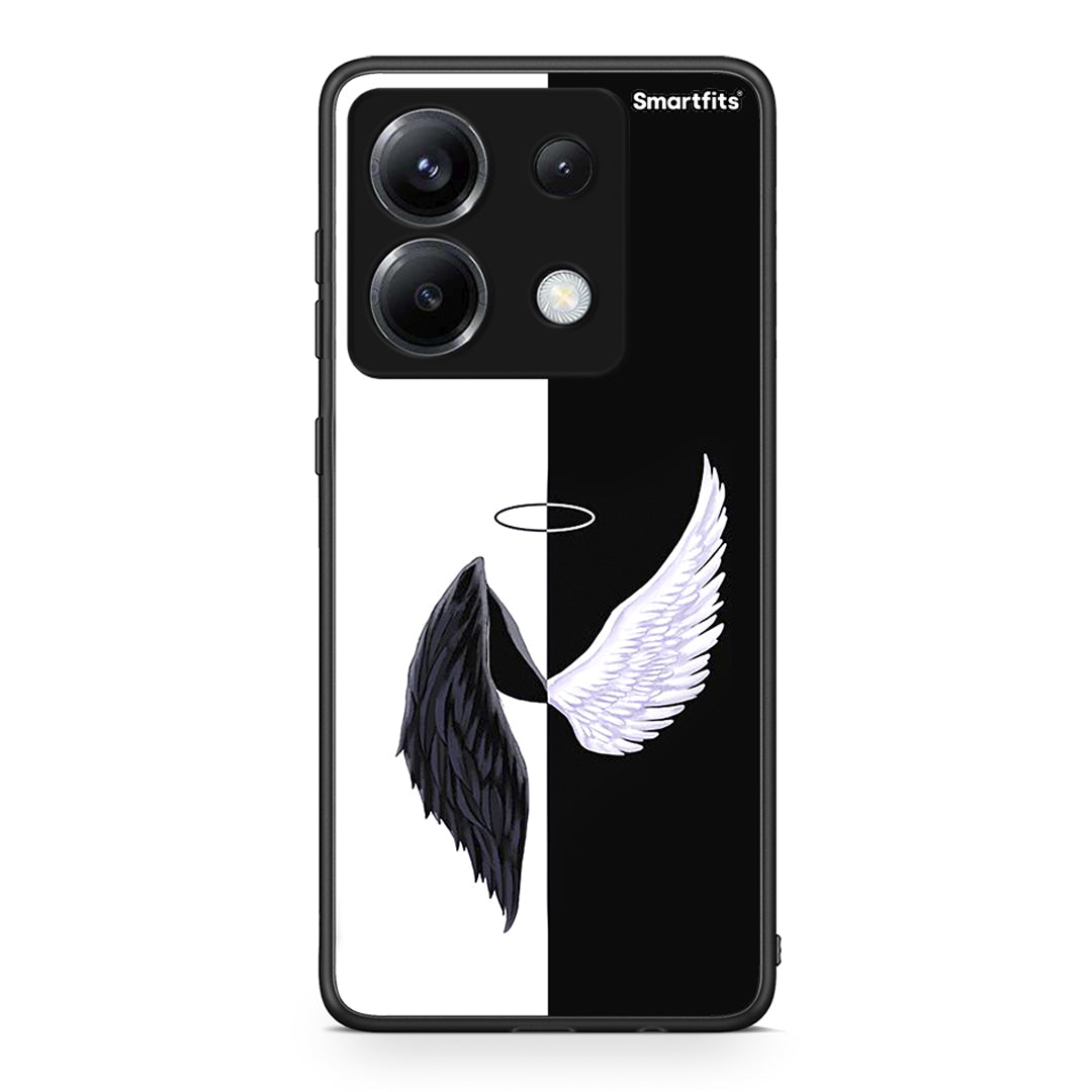 Xiaomi Poco X6 Angels Demons θήκη από τη Smartfits με σχέδιο στο πίσω μέρος και μαύρο περίβλημα | Smartphone case with colorful back and black bezels by Smartfits