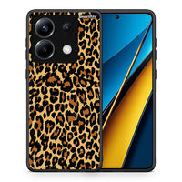 Thumbnail for Θήκη Xiaomi Poco X6 Leopard Animal από τη Smartfits με σχέδιο στο πίσω μέρος και μαύρο περίβλημα | Xiaomi Poco X6 Leopard Animal case with colorful back and black bezels