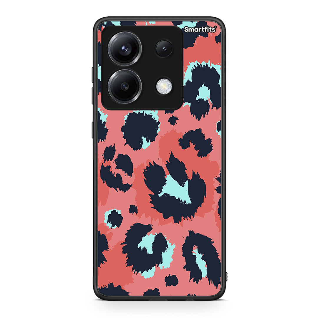 22 - Xiaomi Poco X6 Pink Leopard Animal case, cover, bumper