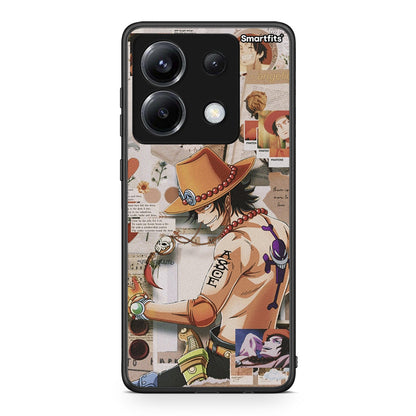 Xiaomi Poco X6 Anime Collage θήκη από τη Smartfits με σχέδιο στο πίσω μέρος και μαύρο περίβλημα | Smartphone case with colorful back and black bezels by Smartfits