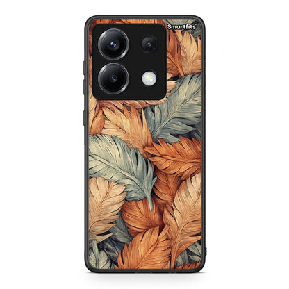 Xiaomi Poco X6 Autumn Leaves Θήκη από τη Smartfits με σχέδιο στο πίσω μέρος και μαύρο περίβλημα | Smartphone case with colorful back and black bezels by Smartfits