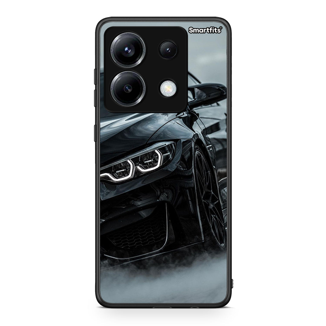 Xiaomi Poco X6 Black BMW θήκη από τη Smartfits με σχέδιο στο πίσω μέρος και μαύρο περίβλημα | Smartphone case with colorful back and black bezels by Smartfits