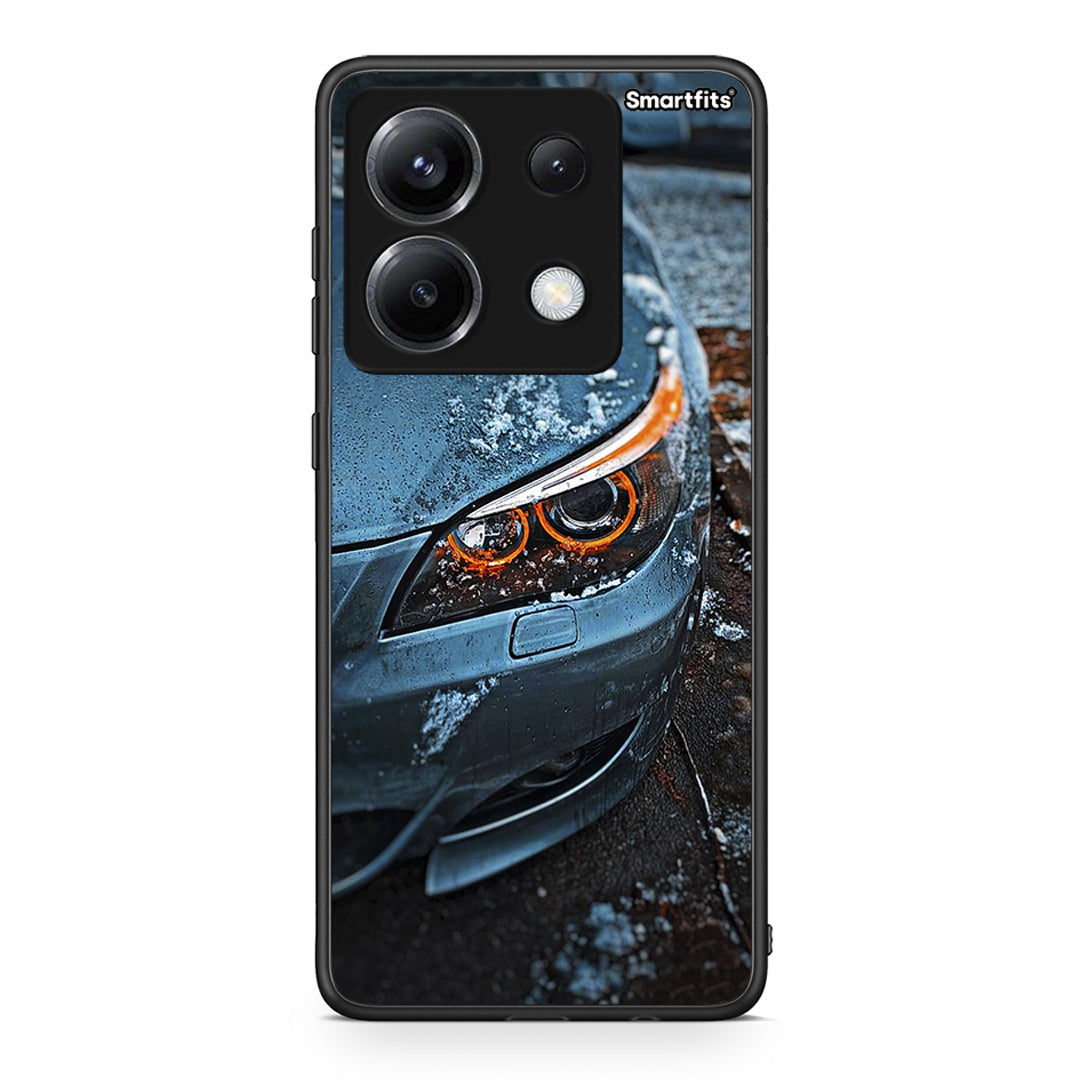 Xiaomi Poco X6 Bmw E60 Θήκη από τη Smartfits με σχέδιο στο πίσω μέρος και μαύρο περίβλημα | Smartphone case with colorful back and black bezels by Smartfits