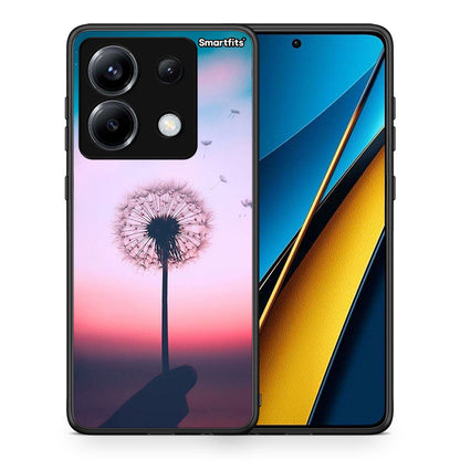 Θήκη Xiaomi Poco X6 Wish Boho από τη Smartfits με σχέδιο στο πίσω μέρος και μαύρο περίβλημα | Xiaomi Poco X6 Wish Boho case with colorful back and black bezels