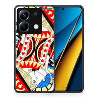 Thumbnail for Θήκη Xiaomi Poco X6 Card Love από τη Smartfits με σχέδιο στο πίσω μέρος και μαύρο περίβλημα | Xiaomi Poco X6 Card Love case with colorful back and black bezels