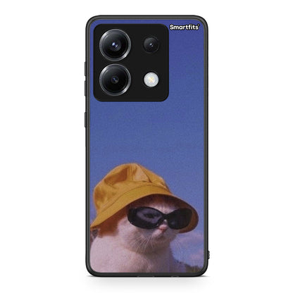 Xiaomi Poco X6 Cat Diva θήκη από τη Smartfits με σχέδιο στο πίσω μέρος και μαύρο περίβλημα | Smartphone case with colorful back and black bezels by Smartfits