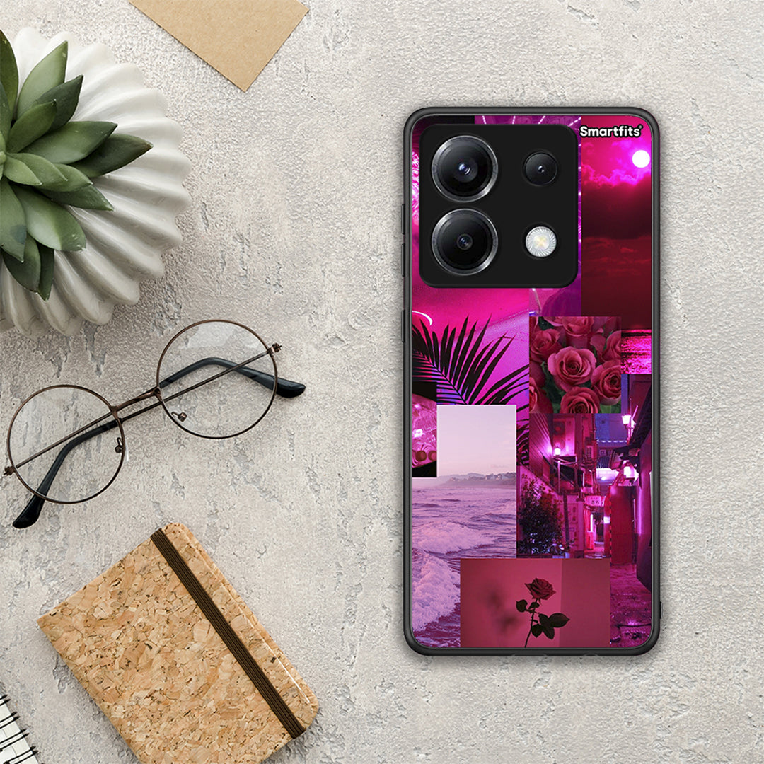 Collage Red Roses - Xiaomi Poco X6 θήκη