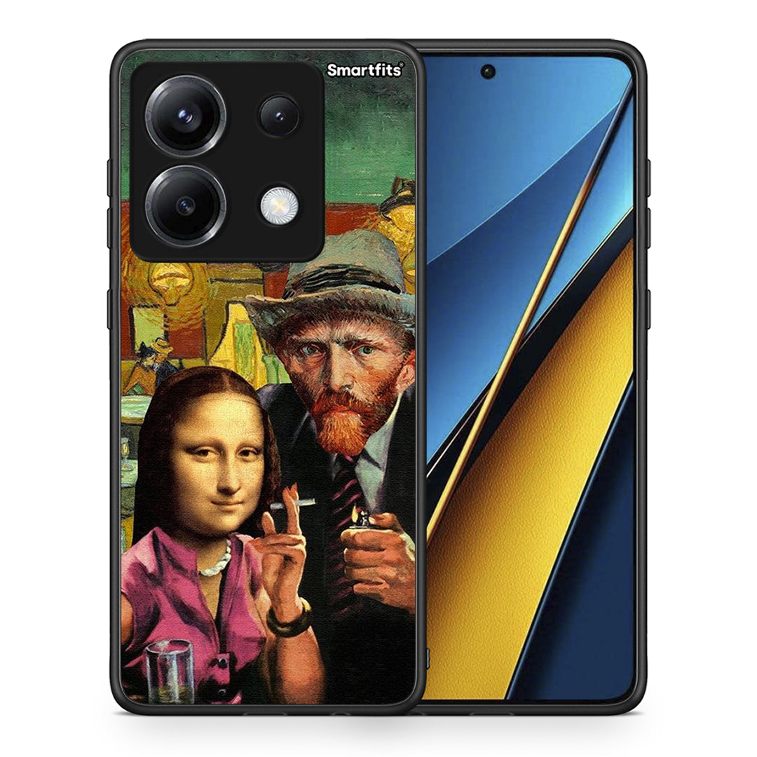 Θήκη Xiaomi Poco X6 Funny Art από τη Smartfits με σχέδιο στο πίσω μέρος και μαύρο περίβλημα | Xiaomi Poco X6 Funny Art case with colorful back and black bezels