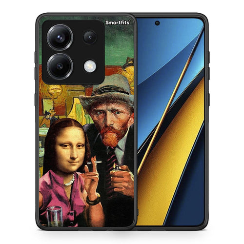 Θήκη Xiaomi Poco X6 Funny Art από τη Smartfits με σχέδιο στο πίσω μέρος και μαύρο περίβλημα | Xiaomi Poco X6 Funny Art case with colorful back and black bezels