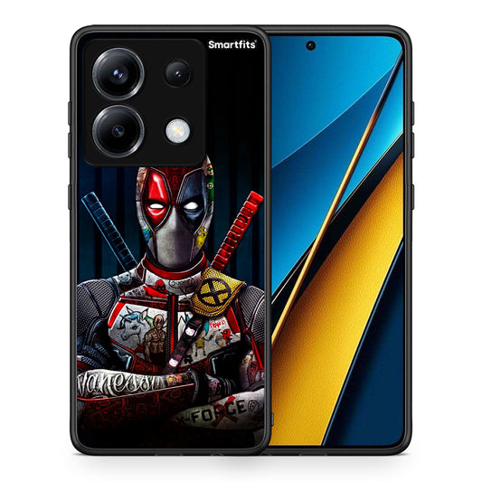 Θήκη Xiaomi Poco X6 Funny Guy από τη Smartfits με σχέδιο στο πίσω μέρος και μαύρο περίβλημα | Xiaomi Poco X6 Funny Guy case with colorful back and black bezels