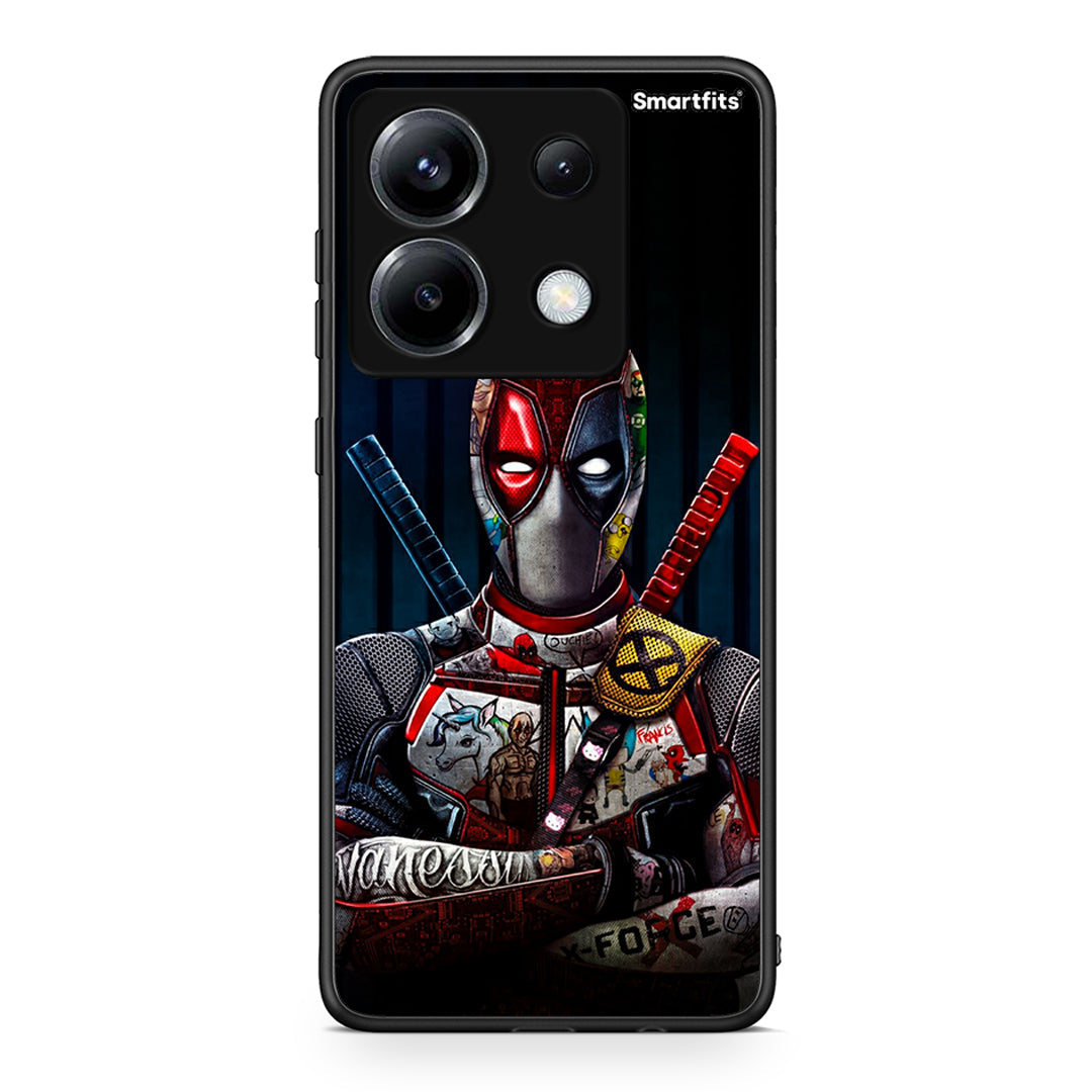 Xiaomi Poco X6 Funny Guy θήκη από τη Smartfits με σχέδιο στο πίσω μέρος και μαύρο περίβλημα | Smartphone case with colorful back and black bezels by Smartfits