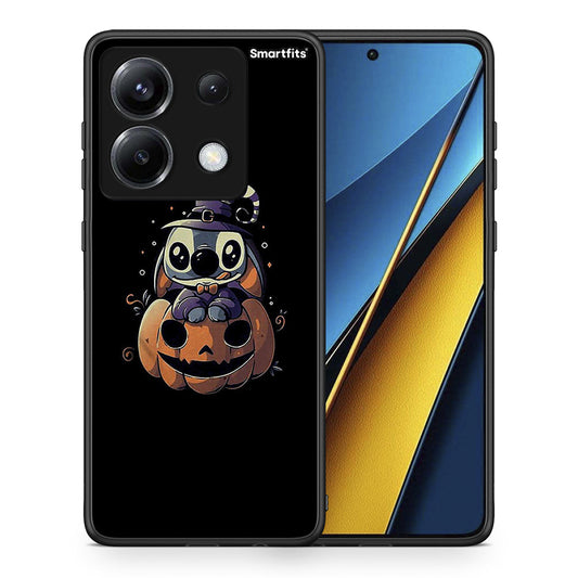 Θήκη Xiaomi Poco X6 Halloween Stitch από τη Smartfits με σχέδιο στο πίσω μέρος και μαύρο περίβλημα | Xiaomi Poco X6 Halloween Stitch case with colorful back and black bezels