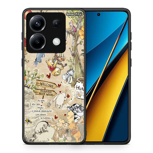 Θήκη Xiaomi Poco X6 Happy Friends από τη Smartfits με σχέδιο στο πίσω μέρος και μαύρο περίβλημα | Xiaomi Poco X6 Happy Friends case with colorful back and black bezels