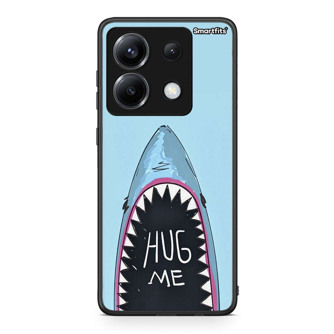 Xiaomi Poco X6 Hug Me θήκη από τη Smartfits με σχέδιο στο πίσω μέρος και μαύρο περίβλημα | Smartphone case with colorful back and black bezels by Smartfits