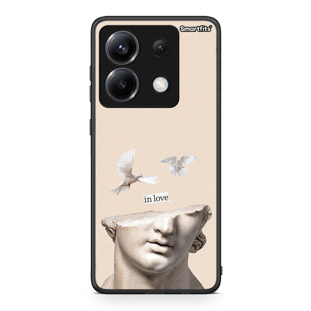Xiaomi Poco X6 In Love θήκη από τη Smartfits με σχέδιο στο πίσω μέρος και μαύρο περίβλημα | Smartphone case with colorful back and black bezels by Smartfits