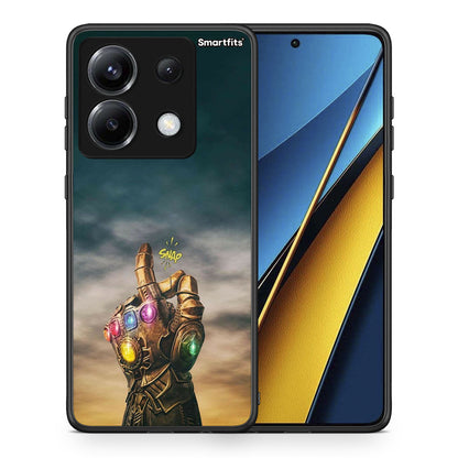 Θήκη Xiaomi Poco X6 Infinity Snap από τη Smartfits με σχέδιο στο πίσω μέρος και μαύρο περίβλημα | Xiaomi Poco X6 Infinity Snap case with colorful back and black bezels