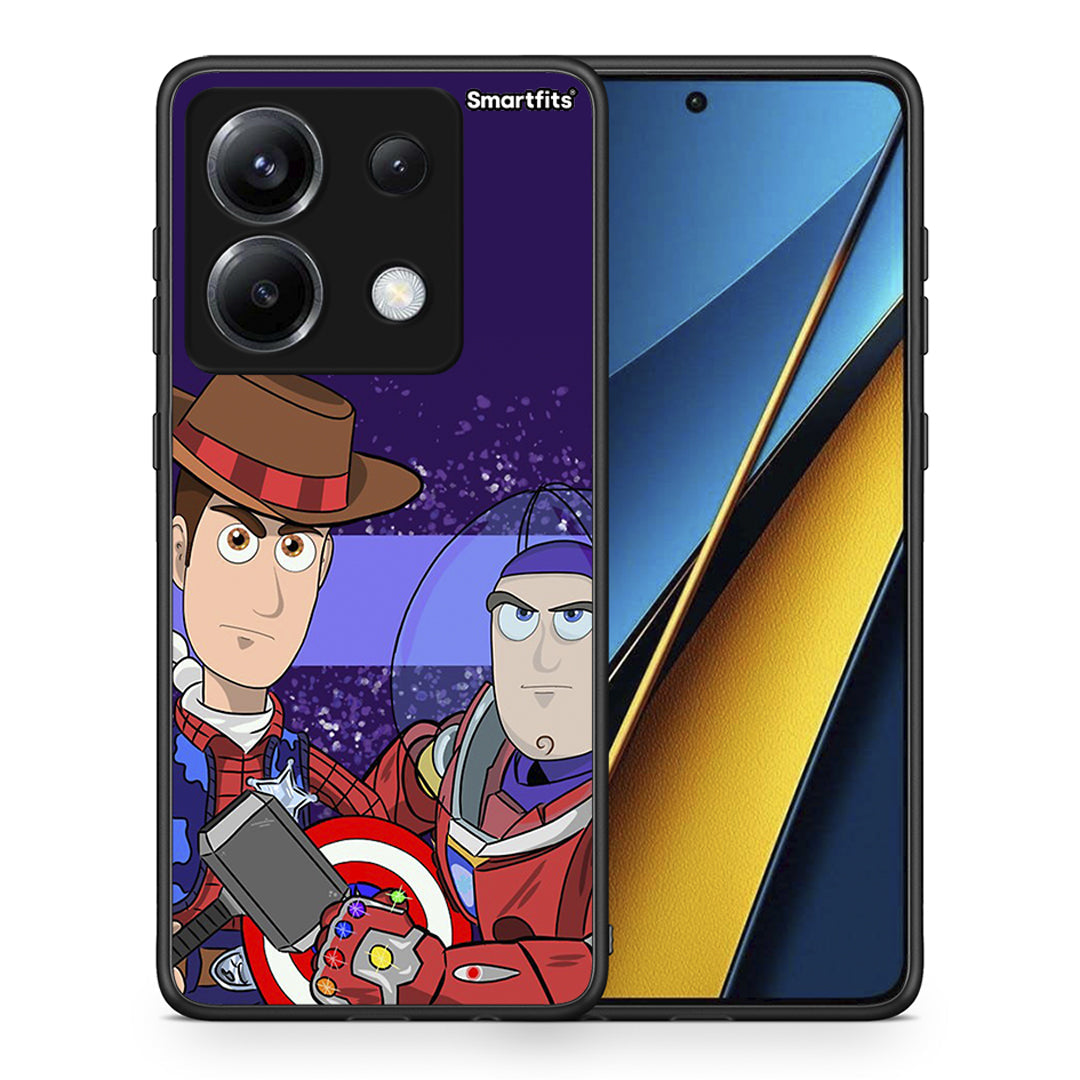 Θήκη Xiaomi Poco X6 Infinity Story από τη Smartfits με σχέδιο στο πίσω μέρος και μαύρο περίβλημα | Xiaomi Poco X6 Infinity Story case with colorful back and black bezels