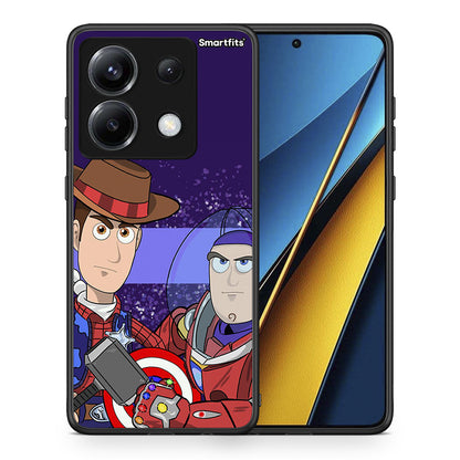 Θήκη Xiaomi Poco X6 Infinity Story από τη Smartfits με σχέδιο στο πίσω μέρος και μαύρο περίβλημα | Xiaomi Poco X6 Infinity Story case with colorful back and black bezels