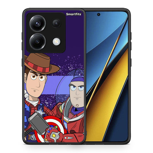 Θήκη Xiaomi Poco X6 Infinity Story από τη Smartfits με σχέδιο στο πίσω μέρος και μαύρο περίβλημα | Xiaomi Poco X6 Infinity Story case with colorful back and black bezels