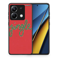 Thumbnail for Θήκη Xiaomi Poco X6 Jingle Xmas από τη Smartfits με σχέδιο στο πίσω μέρος και μαύρο περίβλημα | Xiaomi Poco X6 Jingle Xmas case with colorful back and black bezels