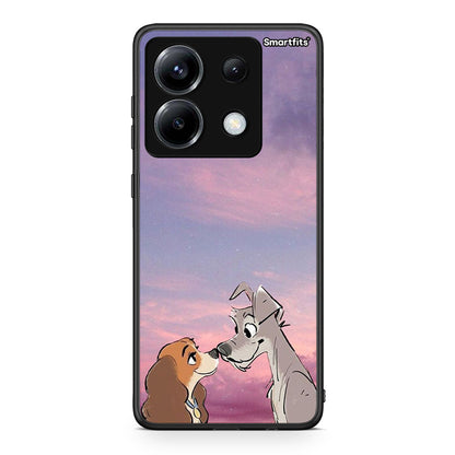 Xiaomi Poco X6 Lady And Tramp θήκη από τη Smartfits με σχέδιο στο πίσω μέρος και μαύρο περίβλημα | Smartphone case with colorful back and black bezels by Smartfits