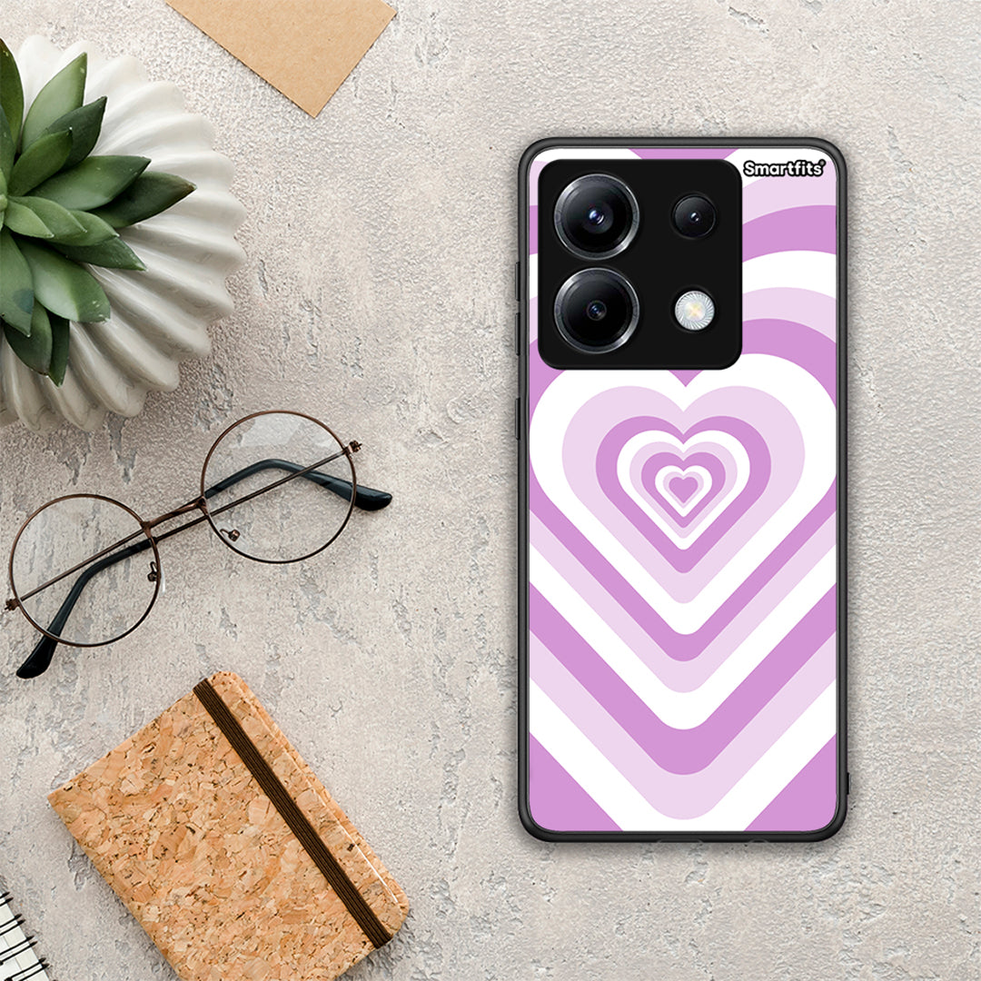 Lilac Hearts - Xiaomi Poco X6 θήκη