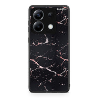 Thumbnail for 4 - Xiaomi Poco X6 Black Rosegold Marble case, cover, bumper