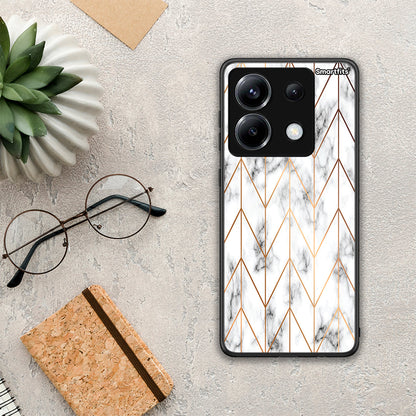 Marble Gold Geometric - Xiaomi Poco X6 θήκη
