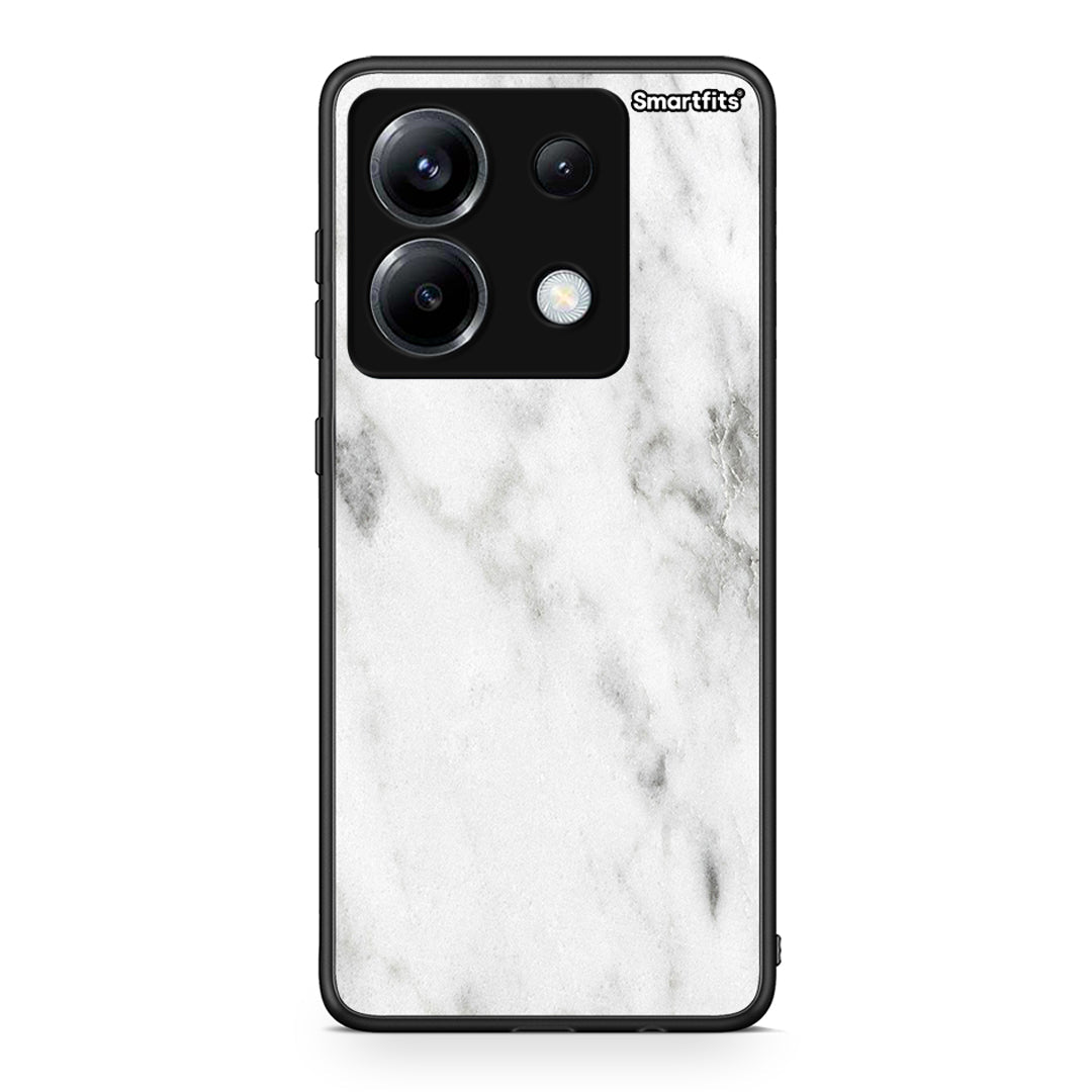 2 - Xiaomi Poco X6 White marble case, cover, bumper