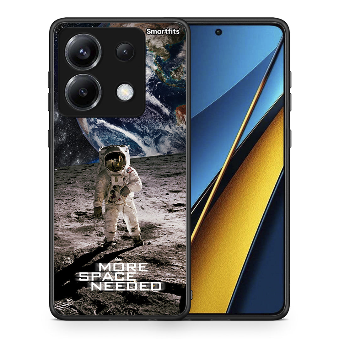 Θήκη Xiaomi Poco X6 More Space από τη Smartfits με σχέδιο στο πίσω μέρος και μαύρο περίβλημα | Xiaomi Poco X6 More Space case with colorful back and black bezels
