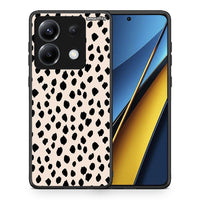 Thumbnail for Θήκη Xiaomi Poco X6 New Polka Dots από τη Smartfits με σχέδιο στο πίσω μέρος και μαύρο περίβλημα | Xiaomi Poco X6 New Polka Dots case with colorful back and black bezels