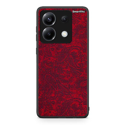 Xiaomi Poco X6 Paisley Cashmere θήκη από τη Smartfits με σχέδιο στο πίσω μέρος και μαύρο περίβλημα | Smartphone case with colorful back and black bezels by Smartfits
