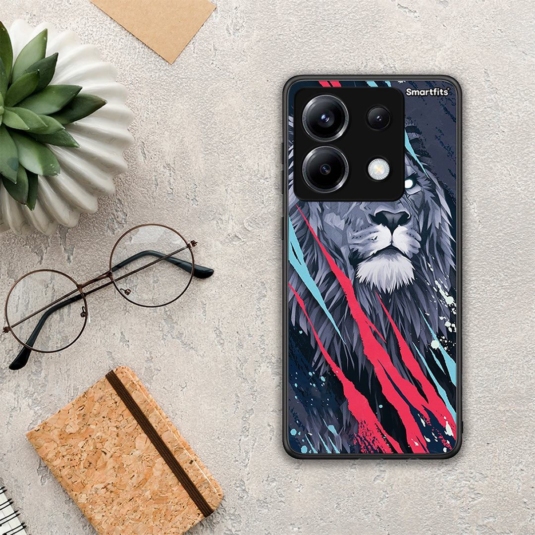 PopArt Lion Designer - Xiaomi Poco X6 θήκη