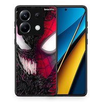 Thumbnail for Θήκη Xiaomi Poco X6 SpiderVenom PopArt από τη Smartfits με σχέδιο στο πίσω μέρος και μαύρο περίβλημα | Xiaomi Poco X6 SpiderVenom PopArt case with colorful back and black bezels