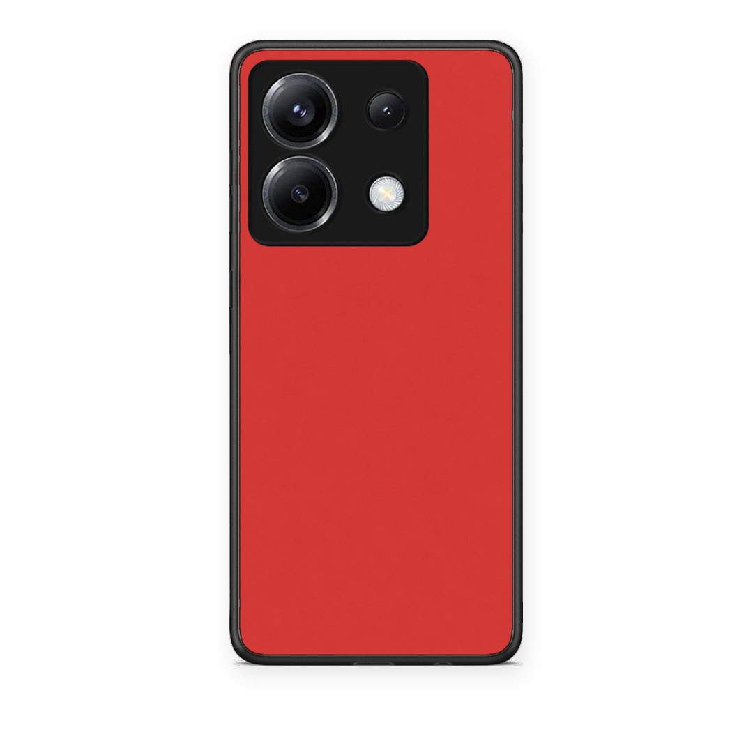 Θήκη Xiaomi Poco X6 Poppy Red από τη Smartfits με σχέδιο στο πίσω μέρος και μαύρο περίβλημα | Xiaomi Poco X6 Poppy Red case with colorful back and black bezels