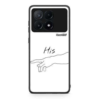 Xiaomi Poco X6 Pro 5G Aeshetic Love 2 Θήκη Αγίου Βαλεντίνου από τη Smartfits με σχέδιο στο πίσω μέρος και μαύρο περίβλημα | Smartphone case with colorful back and black bezels by Smartfits