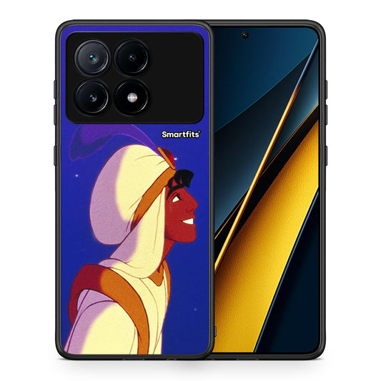 Θήκη Xiaomi Poco X6 Pro 5G Alladin And Jasmine Love 1 από τη Smartfits με σχέδιο στο πίσω μέρος και μαύρο περίβλημα | Xiaomi Poco X6 Pro 5G Alladin And Jasmine Love 1 case with colorful back and black bezels