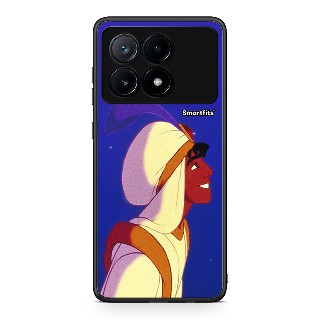Xiaomi Poco X6 Pro 5G Alladin And Jasmine Love 1 θήκη από τη Smartfits με σχέδιο στο πίσω μέρος και μαύρο περίβλημα | Smartphone case with colorful back and black bezels by Smartfits